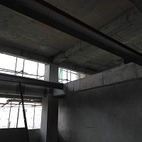ceiling steel beams